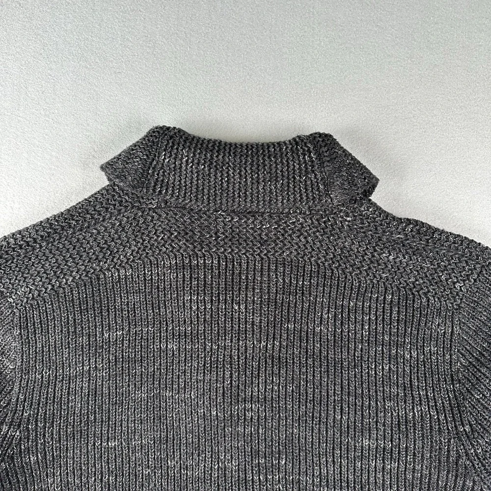 Polo Ralph Lauren Shawl Collar Cardigan Sweater Men's XL Heathered Gray Knit
